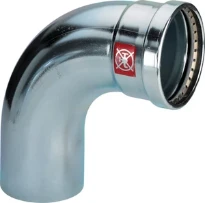 Viega Prestabo acier zingué XL coude coulissant 90° MF 76,1 x 76,1 mm