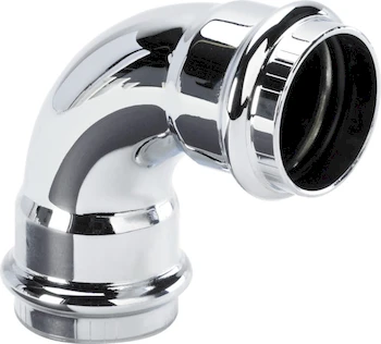 Viega chromé coude siphon 90° FF 32 x 32 mm - chromé - avec joint torique