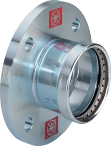 Viega Prestabo staal verzinkt XL flens met persmof PN6 DN80 - 88,9 mm