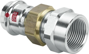 Viega Prestabo acier zingué raccord 3-pièces joint plat FF 22 x 3/4 F