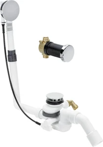 VIDAGE BAIGNOIRE VIEGA MULTIPLEX TRIO F chromé synthetique