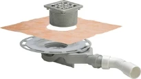 SIPHON SOL VIEGA ADVANTIX construite en hauteur 62mm/pp-cadre/rvs-grille