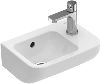 Villeroy & Boch Omnia Architectura handenwasser 360 x 260 mm - wit - met kraangat rechts - met overloop