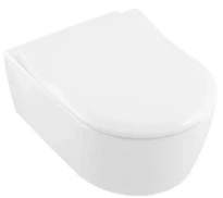 Villeroy & Boch Avento toilette suspendue PACK DirectFlush (toilette suspendue+ slimseat siège avec softclose) sans rebord - blanc - B370xD530 mm