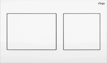 Viega Visign for more bedieningsplaat wit glas-verkeerswit - 758820