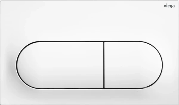 PLAQUE DE COMMANDE VIEGA VISIGN FOR LIFE 6 blanc alpine synthetique