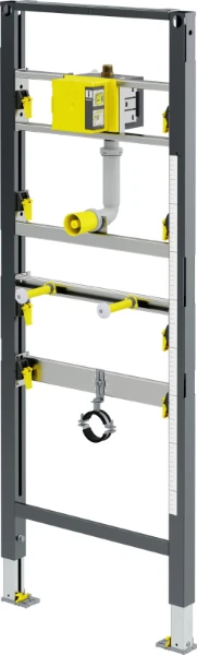 ELEMENT DE MONTAGE URINOIR VIEGA PREVISTA DRY 50 cm - 130 cm ! antracite acier