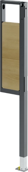 CONSOLE VIEGA 20 cm - 112 cm ! antracite acier