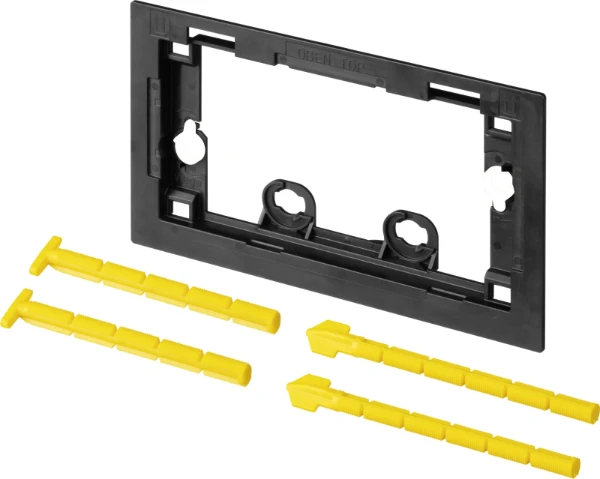 PLAQUE FIXATION VIEGA noir synthetique