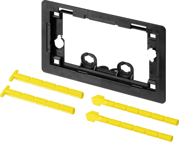 PLAQUE FIXATION VIEGA noir synthetique