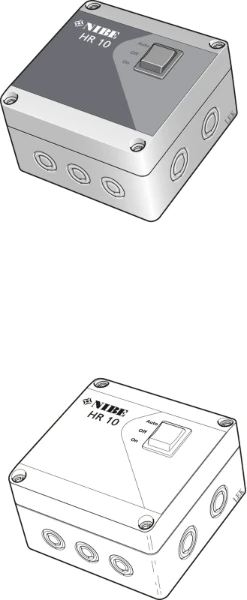 Nibe Accessoires HR10 hulprelais met aan/uitschakelaar