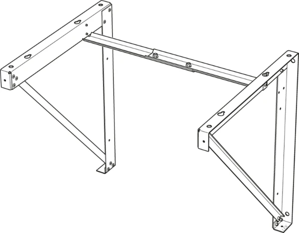 SET NIBE BAU 10 kit étrier pour fixation murale