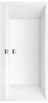Villeroy & Boch Squaro Edge 12 duo bad quadryl 1900 x 900 mm - blanc - avec vidange du bain - avec pieds