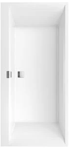 Villeroy & Boch Squaro Edge 12 duo bad quadryl 1900 x 900 mm - wit - met badlediging - met poten