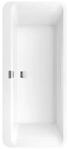 Villeroy & Boch Squaro Edge 12 bad ovaal quaryl 1800 x 800 mm - blanc