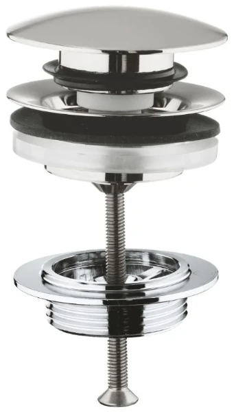 Grohe Essence lavabo vidage supersteel Push up