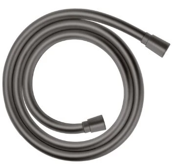 Hansgrohe Isiflex flexible de douche 1/2 x 1600 mm - noir brossé - 2 écrou conique