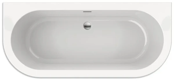 Bado Charley bad acryl 1800 x 800 x 600 mm - wit mat - met poten - clic clac crepine