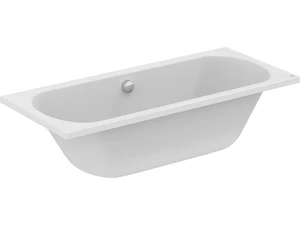 Procasa Como baignoire intégrée duo acrylique 1700 x 750 mm - blanc - vindange centrale - sans pieds