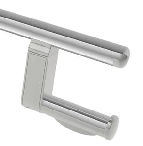 PORTE PAPIER WC HEWI 800 149 - 122,5 ! 35 chromé warm touch pour montage ultérieur sur poignée 950.50.