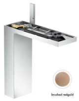 MELANGEUR DE LAVABO AXOR MYEDITION brushed red gold .