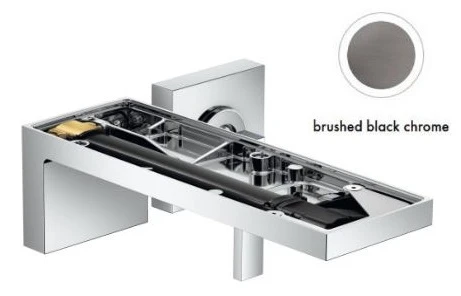Axor MyEdition mitigeur lavabo encastré chromé noir brossé