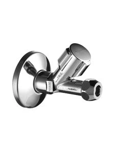 Schell Comfort rechte hoekstopkraan 1/2 x 10 mm - chroom - met rozet