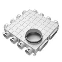 Begetube Profi-air boite de distribution modèle bas DN180 - 12 x 63 mm