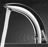 MELANGEUR DE LAVABO DELABIE TEMPOMATIC electronique-a/detection des mains-transfo 230/12v