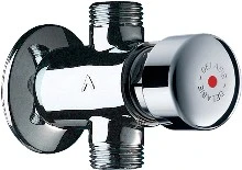 DOUCHE KRAAN DELABIE TEMPOSTOP 1/2 M X 1/2 M zelfsluitend - regelbaar debiet