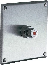 Delabie Tempostop inbouw douchekraan zelfsluitend - inox - 1/2 x 130 mm