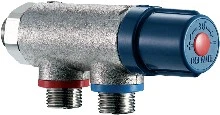 Delabie Premix 1/2 thermostat compact débit 19l/min - 3 bar - ingebouwde clapet anti-retourpen
