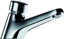 ROBINET DE LAVABO FERMETURE AUTOMAT. DELABIE TEMPOSTOP 1/2 anti blocage ab - contre ecrou 3 vis inox