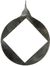 DBJ porte-chaînette plaque pour montage en dessous