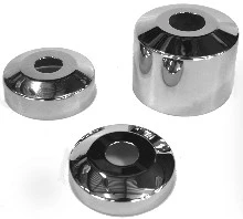DBJ afdekrozet 1/2 x 6 mm - chroom