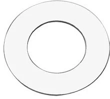 ROZET VOLA 60 MM geborsteld chroom