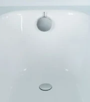 VIDAGE BAIGNOIRE VOLA 3/2 chromé pour bain grand combi vidage/remplissage avec trop-plein et sifon