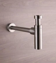SIPHON BOUTEILLE VOLA 5/4 X 50MM chromé design tube de mur 300mm
