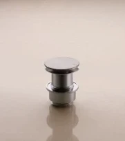 CREPINE VOLA inox brossé sans trop plein avec fonction push-up