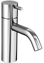 MELANGEUR DE LAVABO VOLA chromé bec fixe normale, augmenté avec 30mm