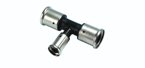Henco PVDF pers verloop T-stuk 90° FFF 63 x 26 x 63 mm