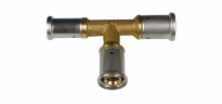 Henco laiton à sertir té réduit 90° FFF 16 x 20 x 16 mm