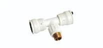 Henco Vision té réduit mâle 90° FMF 20 x 1/2 M x 20 mm - blanc