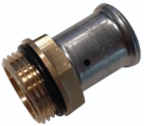 HENCO RACCORD DROIT VBS COLLECTEUR 26MM x 3/4"