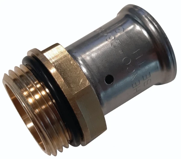 HENCO RACCORD DROIT VBS COLLECTEUR 26MM x 3/4"