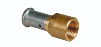 Henco laiton à sertir raccord de transition FF 16 x 1/2 F