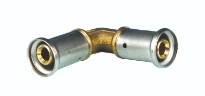 Henco laiton à sertir coude 90° FF 26 x 26 mm