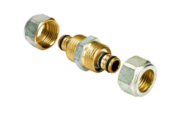 Henco laiton à visser raccord droit de transition MF 16 x 15 mm