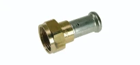 Henco laiton à sertir presse-étoupe avec joint plat FF 16 x 1/2 F