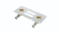 Henco P-serie laiton à sertir support mural pour 2 appliques avec coude de transition 90° FF 16 x 1/2 F - pour plaque de plâtre